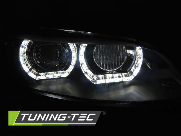 3D Xenon LED Tagfahrlicht Angel Eyes für Scheinwerfer BMW 3er Coupe/Cabrio E92/E93 06-10 schwarz